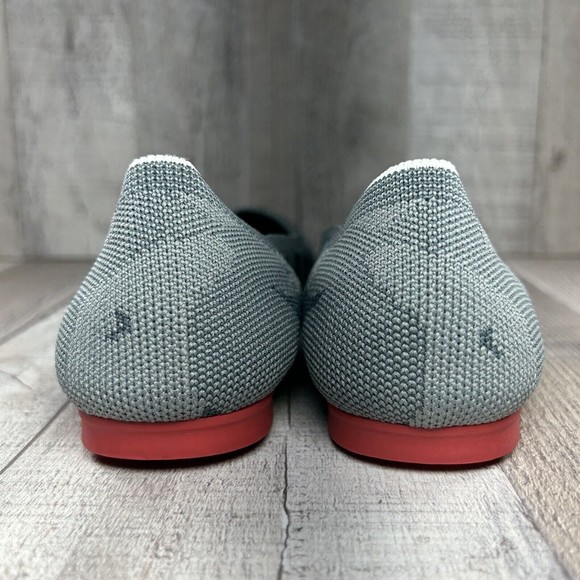 Rothy's The Flat Camo Women's Slip On Ballet Flat Shoes Red Sole Gray Size 6.5 - Picture 10 of 12